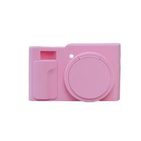 Lens Cap Protective Bag Cover Fully Protected Soft Shell for Lumix ZS99/TZ99 Travel rožinė