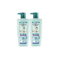 Loreal Paris , essential oil moisturizing, silicone-free, transparent , essential Multi-effect Repair Shampoo 700ml2-Transparent Anti-Dandruff 700ml2 ruda