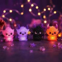 Colorful Glowing Fantasy Spirits DIY Bead Kit Beadwork Art Craft Set  Family Bonding Activities Style B