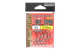 Decoy VJ-71 Jig Head Nail Bomb Hook Size 2 , 1/32 oz (6623)
