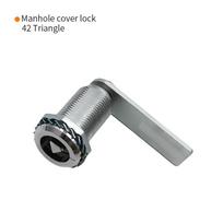 Tuoxin Quarter Turn Lock Vending Machine Lock Triangular Turns Tongue Lock Electric Cabinet Lock Industrial Cabinet Lock (as the picture,Steel Door&Zinc Alloy&Cam Lock)