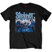 Slipknot T Shirt 20th Anniversary Tattered and Torn new Official Mens Black XL blue
