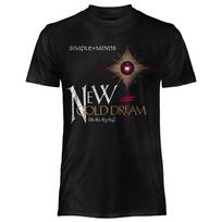 Simple Minds Oficialus T-shirt Džersis Originalus T-shirt Juodas Naujas Auksinė Svajonė S
