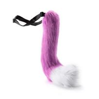 Long Furry Role Playing Foxes Tail Belt With Secure Fastening Themed Party Costume Tails Ideal For Cosplay Enthusiasts violetinė