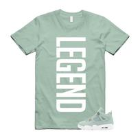4 Seafoam Green White Sail T Shirt Match LEGEND XL
