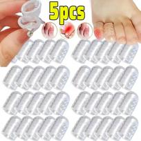 5/100 vnt. Skaidrūs silikoniniai pirštų dangteliai moteriški gelis Little Toes apsauginis vamzdelis pėdų priežiūros pirštų gaubteliai elastingumas apsaugo nuo pūslių susidarymo