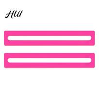 High-quality Ink Technology Mahjong Line Finder Translucent Ruler for Cards Bright Mah Reliable Acrylic Material Detector Jong Rules Reader 2pcs rožinė