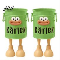Cartoon Big Mouth Pen Holder Sausage Storage Bucket Large Capacity Personalized Student Desktop Box Desk Organizer for Office Home Retro Style