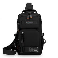 Cloth Sports Message Bag Shoulder Bag Crossbody Bag All-Match Men Chest Bag  Boys juoda