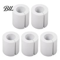 Living Room Curtain Spacer 5/10Pcs Spacers EVA Foam Rollers 50/85mm White Shaper Drapes Uniform Spacing Rod Attachment for Home Office Indoor S 5pcs