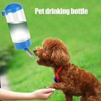 400ml Hanging Mount Hanging Pet Water Dispenser Auto Cat Water Feeder  Crate Mount Use mėlyna