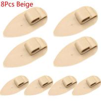 8Pcs Hot Holders Grips Carpet Fixing Anti-Slip Car Clip Floor Mats smėlis