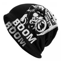 Music Monkey Cool Funny Boombox DJ Cap Animal Goth Autumn Winter Street Skullies Beanies Hat Spring Warm Bonnet Knit Hat One Size