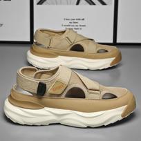 Summer Cave Casual Sandals for Men Fashion Designer Men's Sandals Outdoor Non Slip Beach Sandals  New Male Driving Sandalias 39