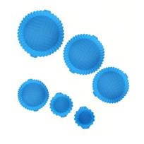 6Pcs Air Fryer Silicone Pot Set BPA-Free Food-Grade Air Fryer Liners 6
