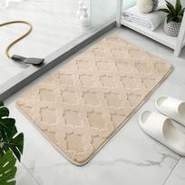 Imitacija kašmyro neslystantys vandenį sugeriantys durų kilimėliai voniai ir miegamajam 40x60cm