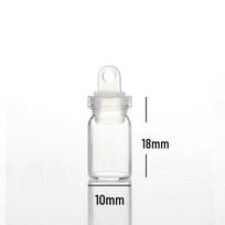 Mini formos stiklinis buteliukas su kamštiniu pakabuku „pasidaryk pats“ norų buteliui 16*24 Plastic Cap