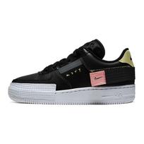 Nike Air Force 1 Low Type Black GS Sneakers BQ4793-001 38