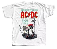 ACDC Band V2 Money Talks Vintage Cotton White Men S-4XL T-shirt MM1557.webp Unisex T-Shirt XL
