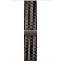 Apple 46mm Slate Milanese Loop - M/L MGJ74ZM/A, M/L (tinka riešams 150-200 mm), PVD danga, pilka