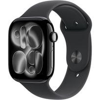 Apple Smartwatch Series 11 MFC44ET/A, 46mm, 64GB, LTPO OLED, atsparus vandeniui, juodas sportinis dirželis, M/L