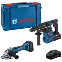 Bosch Akumuliatorinis įrankių rinkinys 0615990N33, 18 V, 5.5 Ah, 5 vnt., 2 akumuliatoriai, 1 greitis, 4350 sukimo momentas
