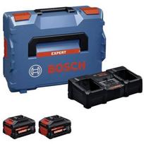 Bosch Įrankių akumuliatorius ir įkroviklis 1600A0373X, 2x8Ah, 18V, 16A, tvirtas korpusas, 5 LED ekranas