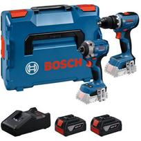 Bosch Akumuliatorinių įrankių rinkinys GSR 18V-65, GDR 18V-215, 0615A50090, 18 V, 5 Ah, 2 vnt., 2 greičiai, 13 mm, 215 Nm