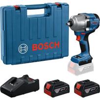 Bosch Akumuliatorinis smūginis veržliasukis GDS 18V-780 06019P4021, 780 Nm, 1000 Nm, 18 V, 5.0 Ah, 3 greičiai, 108 dB