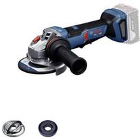 Bosch Profesionali kampinė šlifuoklis GWS18V-11PS 06019N4300, 125mm, ergonomiškas jungiklis, KickBack kontrolė, 6 greičiai