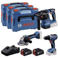 Bosch Professional Įrankių rinkinys 0615A5009G, 2x5,0Ah, 3 įrankiai, 1 akumuliatorius, 1 įkroviklis