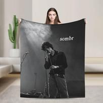 Šilta Minkšta Antklodė Kelioninė Sombr Muzikinė Mesti Antklodė Flanelinė Lovatiesė Sofai Lovai Madingas Sofos Lovos Užvalkalas 75x90cm