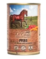 O'CANIS Šunų ėdalas su arkliena, daržovėmis ir linų sėmenimis – šlapias – 400 g