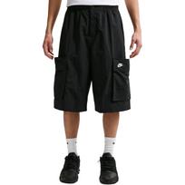 Nike Sportswear Club Logo Laisvos Kišeninės Cargo Šortai Vyriški šortai IF8543-010 L black