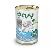 Oasy One Protein Puppy & Junior M/L ėriena 400 g
