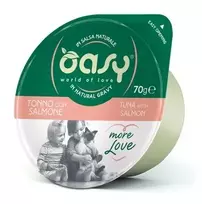 Oasy More Love Tuna su lašiša puodelis 70g