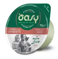 Oasy More Love Tuna su krevetėmis puodelis 70g