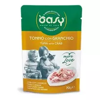 Oasy More Love Tuna su krabu maišelis 70g