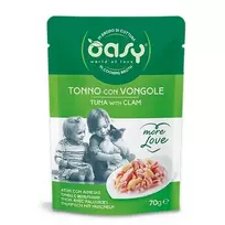 Oasy More Love Tunas su moliusku maišelis 70 g