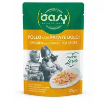 Oasy More Love Vištiena su saldžiomis bulvėmis 70 g