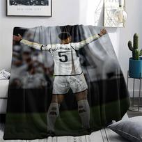Jude Bellingham spausdinta flanelinė antklodė, minkštas pledas miegamojo sofai, skalbiama, futbolo gerbėjų atributika, puiki dovana. 80cm x 120cm