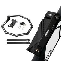 SENDE Bike Accessories Motorcycle Electric Bike Folding Lock Bicycle Anti-theft Lock Mountain Bike Lock Bicycle Folding lock juoda