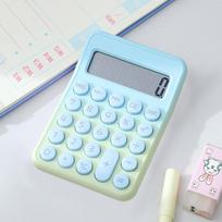 Sleek And Trendy 8 Digit Arithmetic Calculator Compact Design For Easy Carrying Anywhere Blue Green