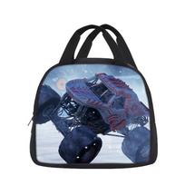Monster Jam lunch bag practical cartoon print for male and female students, school and office workers, the best companion
