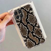 Soft Phone Cover Case for Honor 90 Lite X8b X9a X8 X8a X9b X7b Snake Skin Pattern Honor X7b