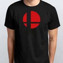 Smash Bros Fighting Emblem Tribute TShirt S M L XL XXL 3 4 XL Black White S