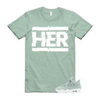 4 Seafoam Green White Sail T Shirt Match HER 3XL