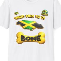 Yard Man To Di Bone T-Shirt | Jamaican Flag Graphic Tee S