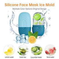 Silicone Mold Ice Roller Face Ice Mold For All Skin Types Face Roller Beauty Skin Care Tool žalia