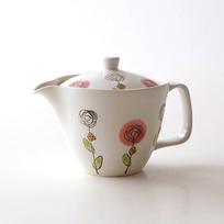 Stylish and cute Arita ware pot Japanese-made teapot/flower [msg5955]